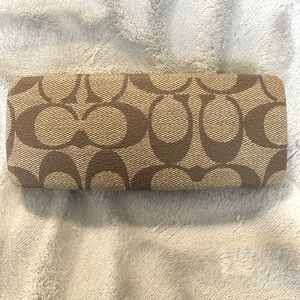 Coach eyeglass case